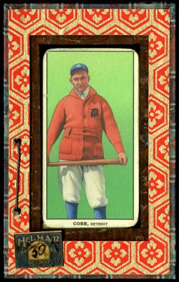 Picture, Helmar Brewing, T206-Helmar Card # 30, Ty COBB (HOF), Bat at knees, Detroit Tigers